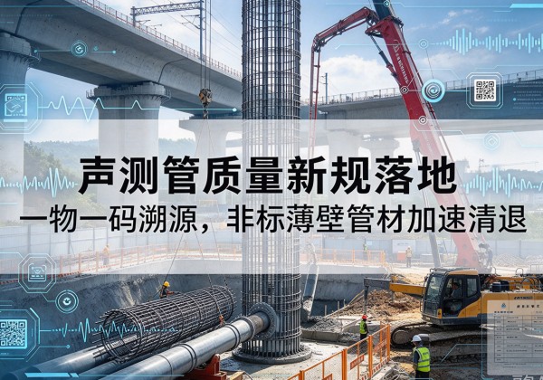 天柱声测管质量新规落地，一物一码溯源，非标薄壁管材加速清退