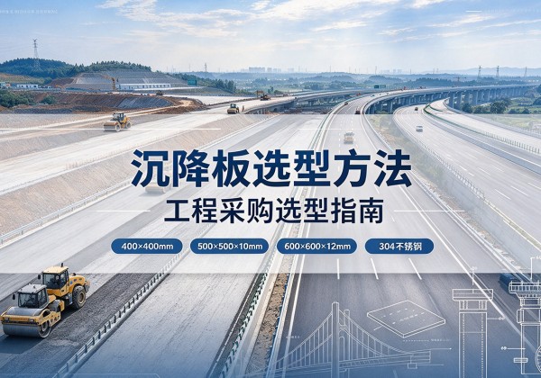 天柱沉降板选择方法
