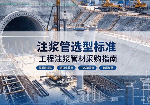 天柱注浆管选型标准